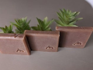 Plum colored handcrafted soap with a dolphin stamped into the front. Features goat milk, sea moss and the usual cast of Kaolin Clay, colloidal oats and soap nuts, this one is the a must add to your bath and body products. It's a formidable bar with a fragrance to match its strength. It has a crazy bubbly lather too!! This Baccarat Rouge 540* to understand essence of the scent. Available in Hotel/Travel/Guest size and small bars.