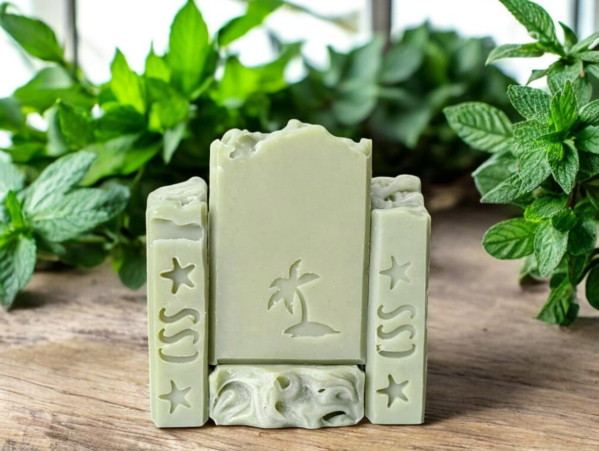 Mint + Ecualyptus - Tallow and Goat Milk Soap