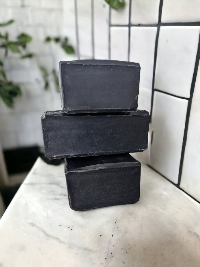 Featuring Temanu Oil, tea tree oil and activated charcoal, the black color and unassuming look of this handmade all natural facial soap is deceiving—it's FANTASTIC for your face! Enjoy the deep cleanse and invigorating aroma every time you wash up!  