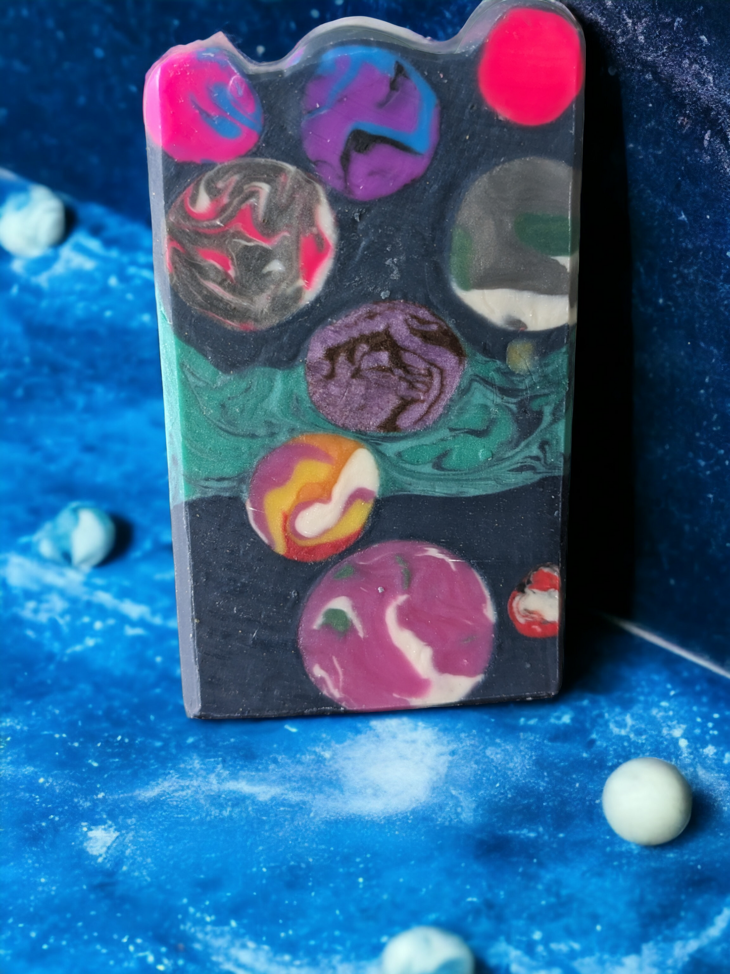 Intergalactic Lather - Fun Space Soap bar - Outerspace Bar Soap - Decorative Soap