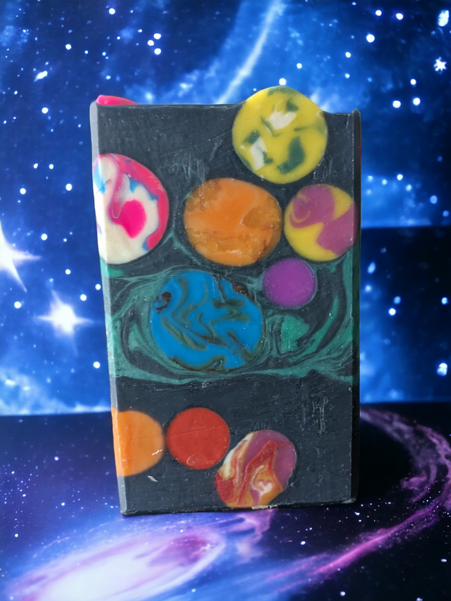 Intergalactic Lather - Fun Space Soap bar - Outerspace Bar Soap - Decorative Soap