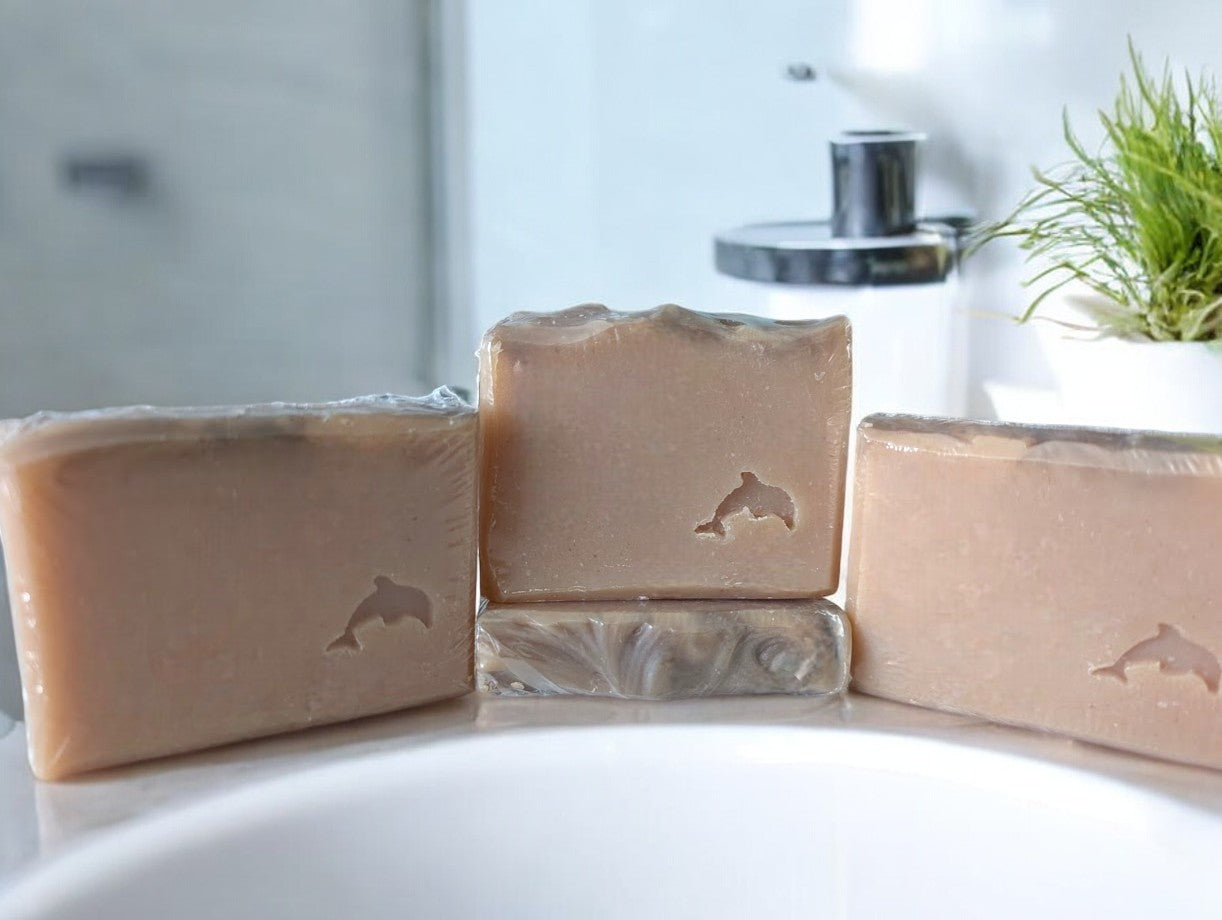 Whispering Woods (Dark Amber and Rosewood) - Goat milk Soap