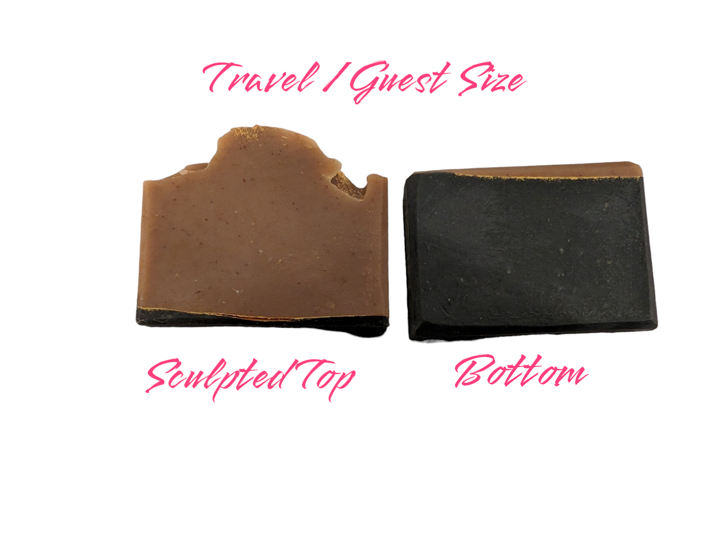 Available in travel/guest, small or regular size bars, you'll be able to keep your personal care routine at home or on the go with this Goat Milk and Activated Charcoal layered soap.  2 layers separated by a line of gold mica.  Bottom layer is black and top layer is brown.    Manly scent is a blend of lavender, vanilla, woody, and musky tones create this fragrance. Think BBW/White Barn** or Commando** from Buff City and you'll understand.